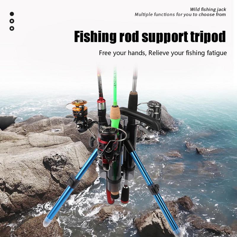 Fishing Rod Travel - Pemegang joran pancing Tripod aluminium Aloi,