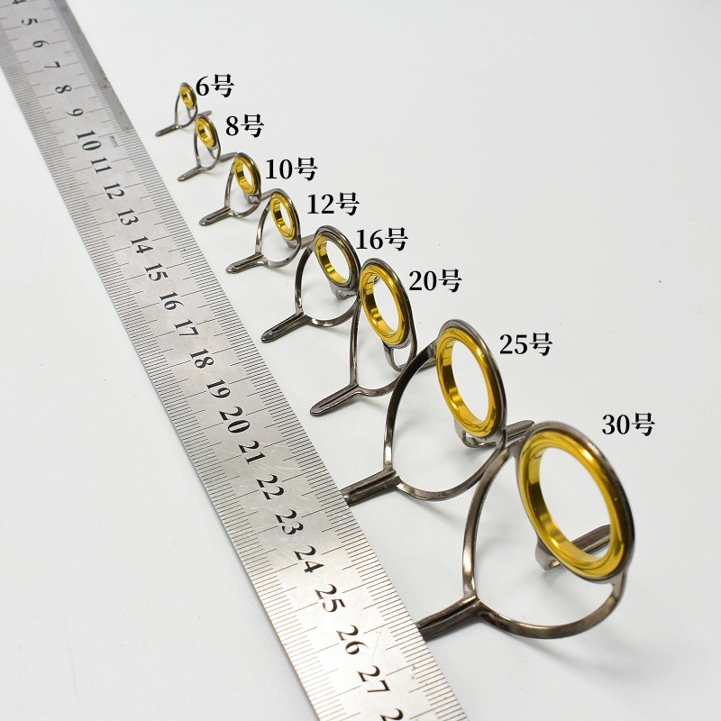 Fishing Rod Tip Replacement - 8Pcs Perlengkapan Memancing Set Perbaikan Baja