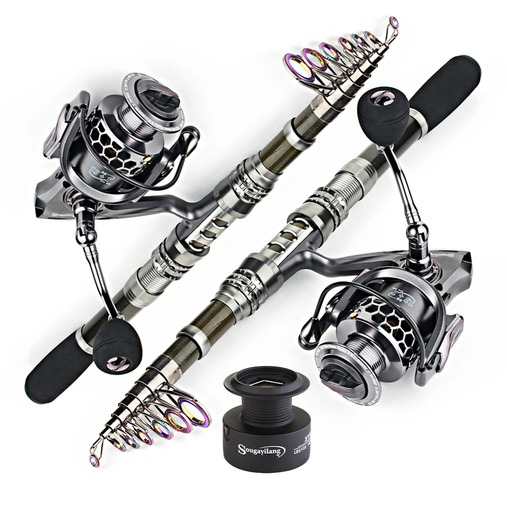 Fishing Rod Surf - Sougayilang joran pancing berputar serat karbon,