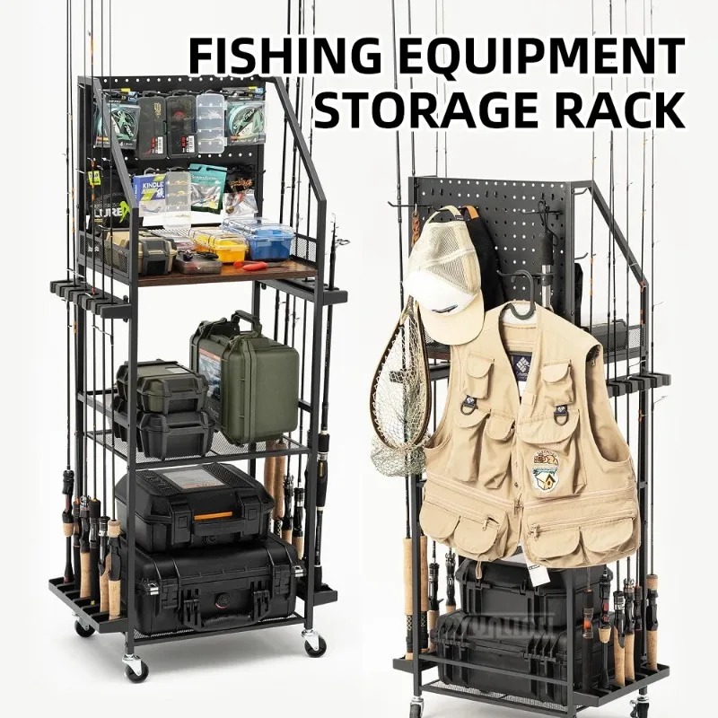Fishing Rod Combo - Rak Penyimpanan Peralatan Memancing, Tempat Penyimpanan