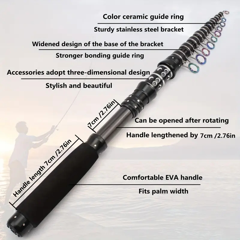 Joran Pancing Teleskopik Mini  - Fishing Rod Surf ulasan dan harga
