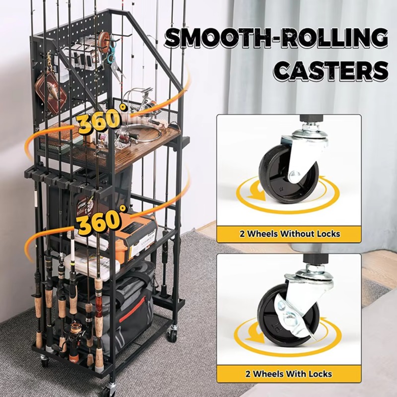 Rak Penyimpanan Peralatan Mema - Fishing Rod Combo ulasan dan harga