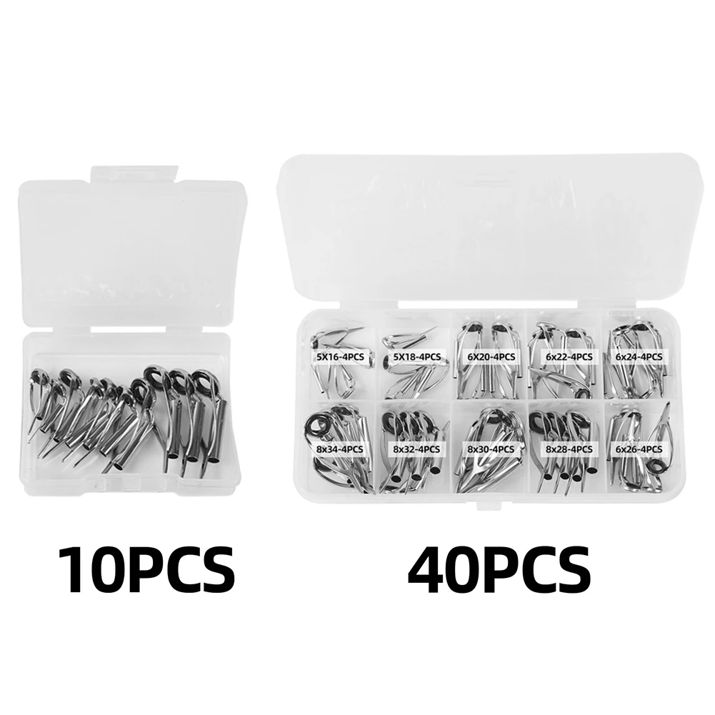 10/40pcs Kit Perbaikan Ujung J - Fishing Rod Tip Replacement ulasan dan harga